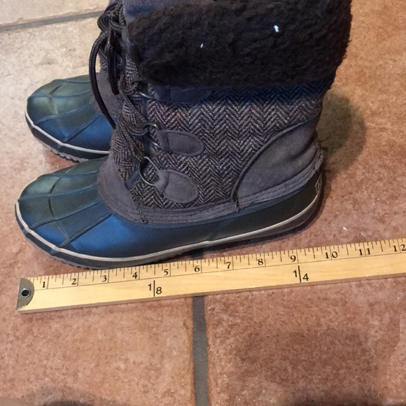ABOUND BROWN LEATHER WINTER BOOTS SIZE 7M - Picture 5 of 16